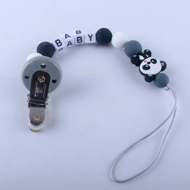 Cute Baby Pacifier Chain Newborn Nipple Clip Anti-lost Chains Infants Molar Teething Toy Teether Anti-chain Holder
Cute Baby Pacifier Chain Newborn Nipple Clip Anti-lost Chains Infants Molar Teething Toy Teether Anti-chain Holder