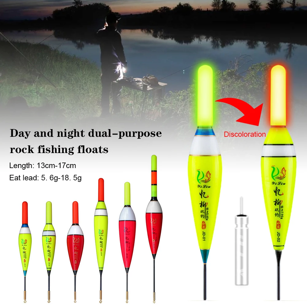 Hot Sale Fishing Float LED Bobber Day and Night Fishing Carp Rock Fishing Glow Float Luminous High Sensitivity Electronic Light
Hot Sale Fishing Float LED Bobber Day and Night Fishing Carp Rock Fishing Glow Float Luminous High Sensitivity Electronic Light