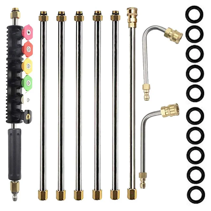 GTBL Pressure Washer Extension Wands - 120 Inch Power Washer Gutter Cleaning Tools, Telescoping Replacement Lance, Window Cleane
GTBL Pressure Washer Extension Wands - 120 Inch Power Washer Gutter Cleaning Tools, Telescoping Replacement Lance, Window Cleane