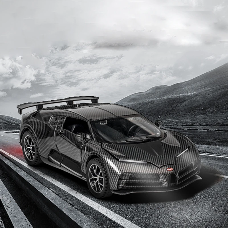 Simulation 1/32 Alloy Carbon Fiber Version Bugatti 110th Anniversary Car Model Toy Metal Sound Light Pull Back Super Toy Vehicle
Simulation 1/32 Alloy Carbon Fiber Version Bugatti 110th Anniversary Car Model Toy Metal Sound Light Pull Back Super Toy Vehicle