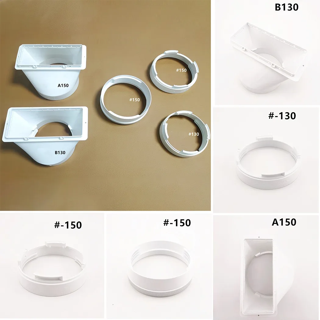 130/150mm Exhaust Duct Interface For Haier Portable Air Conditioner Hose Tube Connector Accessories Heating Cooling Vents
130/150mm Exhaust Duct Interface For Haier Portable Air Conditioner Hose Tube Connector Accessories Heating Cooling Vents