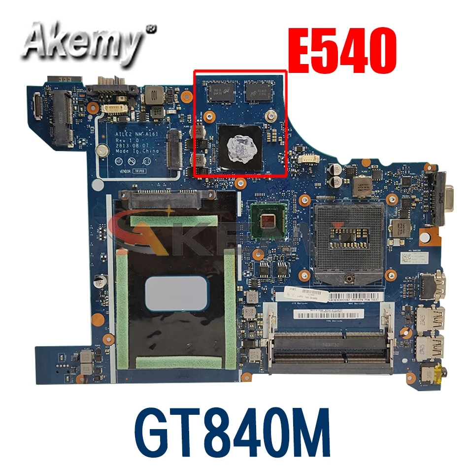 Материнская плата для ноутбука LENOVO Thinkpad E540 AILE2 NM-A161 SR17D GT840M, материнская плата для ноутбука PGA947
Материнская плата для ноутбука LENOVO Thinkpad E540 AILE2 NM-A161 SR17D GT840M, материнская плата для ноутбука PGA947