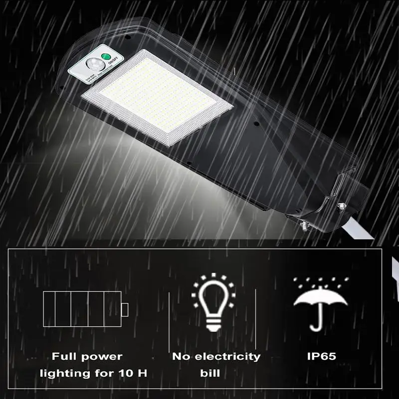 Solar Street Light 300/320 LED Outdoor Waterproof PIR Motion Sensor Remote Control Led Solar Light Garden Wall Lamp
Solar Street Light 300/320 LED Outdoor Waterproof PIR Motion Sensor Remote Control Led Solar Light Garden Wall Lamp