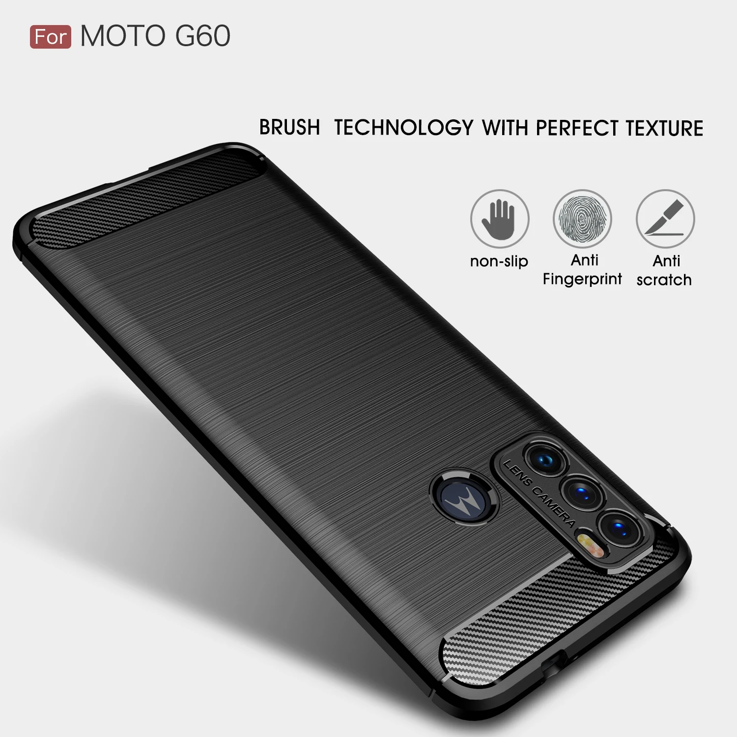 Ultra-thin Shockproof Carbon Fiber Phone Case For Motorola G30 G10 G20 G100 G60 Power Fashion Silica gel Protection Case Cover
Ultra-thin Shockproof Carbon Fiber Phone Case For Motorola G30 G10 G20 G100 G60 Power Fashion Silica gel Protection Case Cover