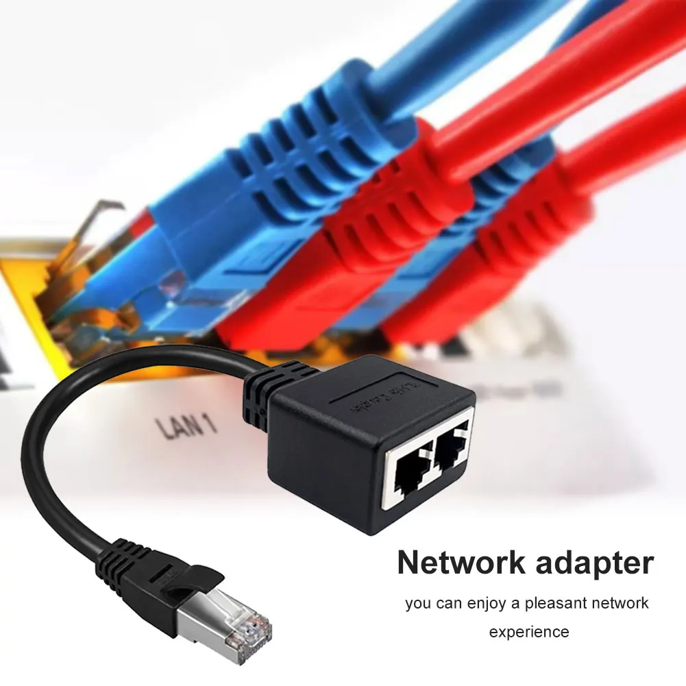 Plug Play RJ45 Gigabit Computer Network Adapter Transmission Fast 1 Male To 2 Female Hub Ethernet Splitter Socket High Speed
Plug Play RJ45 Gigabit Computer Network Adapter Transmission Fast 1 Male To 2 Female Hub Ethernet Splitter Socket High Speed