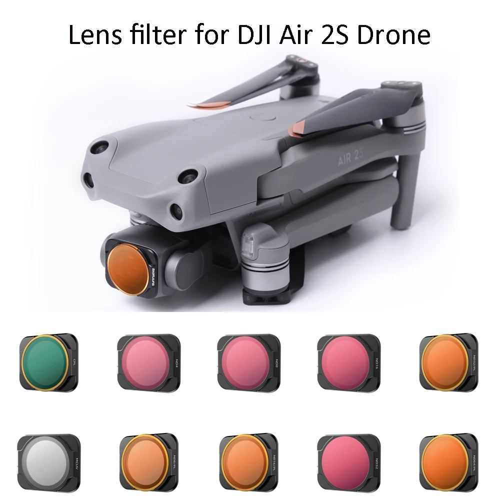 Фильтр для камеры дрона DJI Air 2s MCUV ND CPL, цветные фильтры, аксессуары для камеры дрона, пленка ND4 8 16 32, камера дрона, фильтр объектива
Фильтр для камеры дрона DJI Air 2s MCUV ND CPL, цветные фильтры, аксессуары для камеры дрона, пленка ND4 8 16 32, камера дрона, фильтр объектива