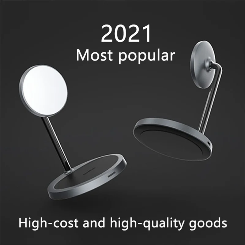 For Magsafe 2 in 1 Magnetic Wireless Charger Apply to iPhone 12 12Pro 12ProMax 12Mini and Airpods Dual-Charge Charging Station
For Magsafe 2 in 1 Magnetic Wireless Charger Apply to iPhone 12 12Pro 12ProMax 12Mini and Airpods Dual-Charge Charging Station