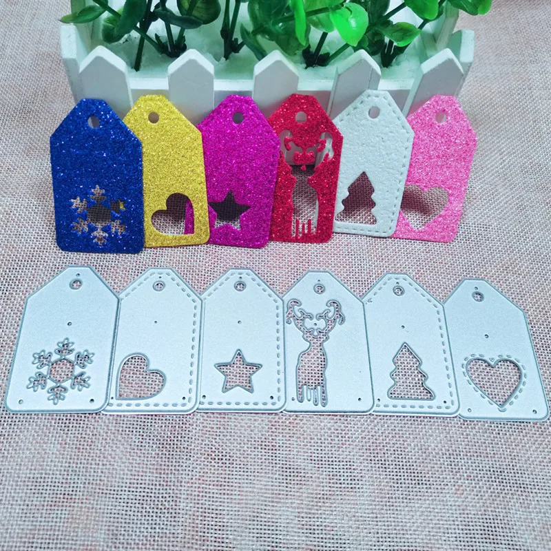 Craft dies 6pcs Christmas Labels Frame Metal Cutting Dies Stencils dies for DIY Scrapbooking dies Decoration Embossing Dies Cuts 
Craft dies 6pcs Christmas Labels Frame Metal Cutting Dies Stencils dies for DIY Scrapbooking dies Decoration Embossing Dies Cuts