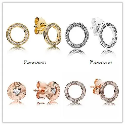 925 Sterling Silver Earring Sparkling Circular Forever Crystal Stud Earrings For Women Wedding Gift Fashion Jewelry
925 Sterling Silver Earring Sparkling Circular Forever Crystal Stud Earrings For Women Wedding Gift Fashion Jewelry