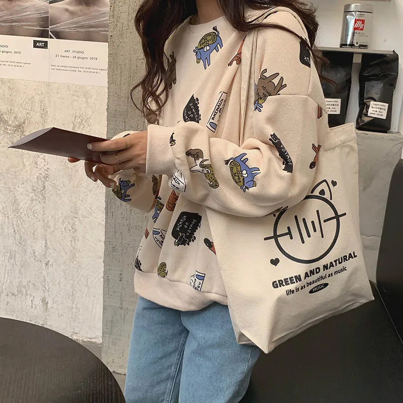 Youda Original Fashion Women Canvas Bags Casual Design Ladies Shopping bag Classic Style Female Handbag Girls Big Tote Handbags
Youda Original Fashion Women Canvas Bags Casual Design Ladies Shopping bag Classic Style Female Handbag Girls Big Tote Handbags