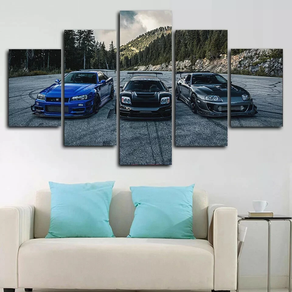 5 Panel Nsx Vs Skyline R34 Vs Supra Poster Home Decor Canvas Painting Wall Art HD Prints Pictures Modular Living Room Framed
5 Panel Nsx Vs Skyline R34 Vs Supra Poster Home Decor Canvas Painting Wall Art HD Prints Pictures Modular Living Room Framed