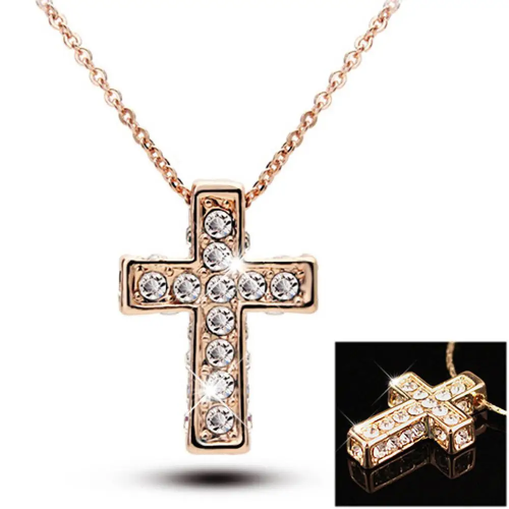 70% Hot Sell Women Shiny Rhinestone Inlaid Cross Pendant Necklace Fashion Casual Jewelry
70% Hot Sell Women Shiny Rhinestone Inlaid Cross Pendant Necklace Fashion Casual Jewelry