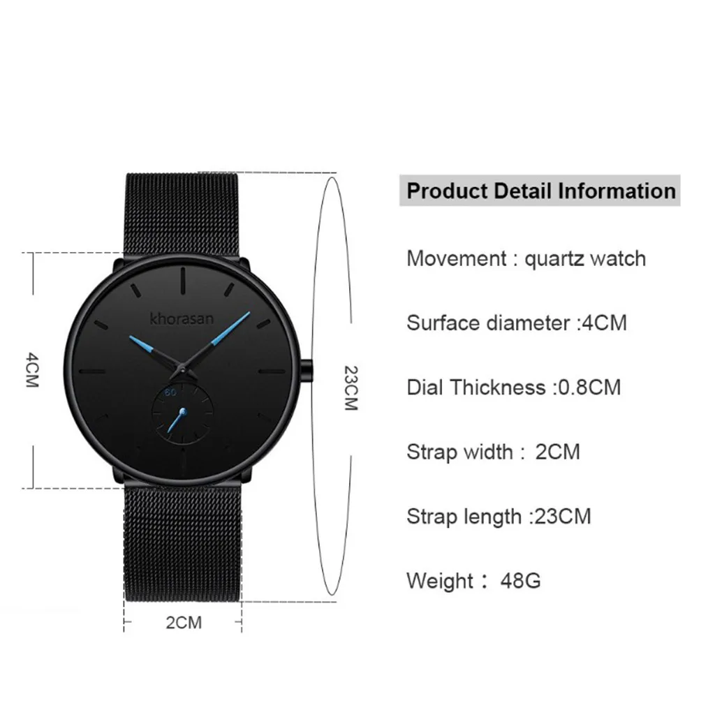 Fashion Mens Watches Top Brand Luxury Quartz Watch Men Casual Slim Mesh Steel Waterproof Sport Watch Relogio Masculino L58
Fashion Mens Watches Top Brand Luxury Quartz Watch Men Casual Slim Mesh Steel Waterproof Sport Watch Relogio Masculino L58
