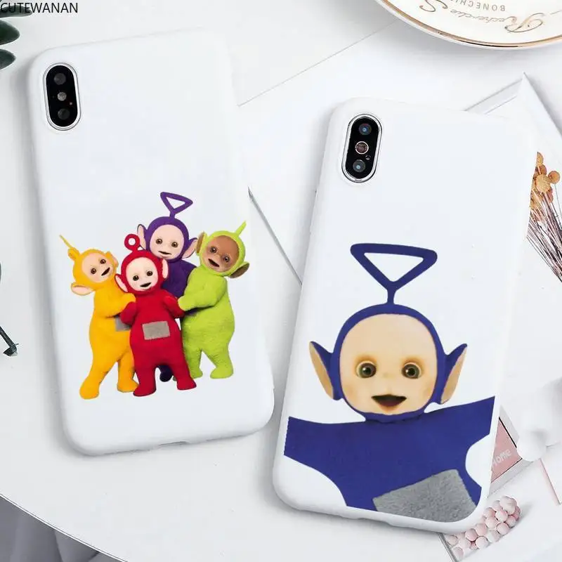 T-Teletubbies Phone Case For iphone 12 11 Pro Max Mini XS 8 7 6 6S Plus X SE 2020 XR Candy white Silicone cover
T-Teletubbies Phone Case For iphone 12 11 Pro Max Mini XS 8 7 6 6S Plus X SE 2020 XR Candy white Silicone cover