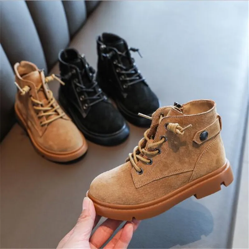 New British style Ankle Boots Children Kids Shoes Autumn/Winter Boys Girls Warm Short Plush Snow Boots Baby Genuine Leather 04
New British style Ankle Boots Children Kids Shoes Autumn/Winter Boys Girls Warm Short Plush Snow Boots Baby Genuine Leather 04
