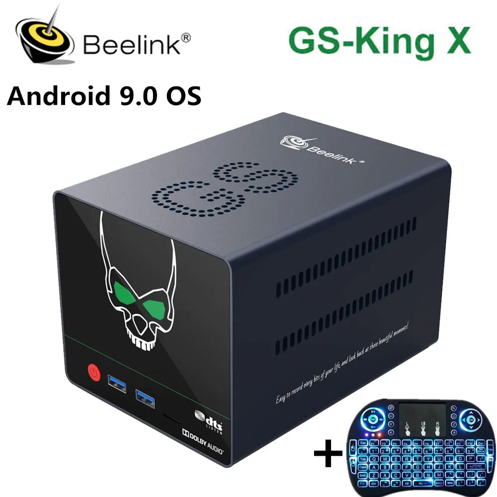 ТВ-приставка Beelink GS-King X на Android 9,0, Amlogic S922X-H, DDR4, 4 ГБ, 64 ГБ, Dolby DTS 5G, Wi-Fi, 1000 Мбит/с, Bluetooth, 4K, HD
ТВ-приставка Beelink GS-King X на Android 9,0, Amlogic S922X-H, DDR4, 4 ГБ, 64 ГБ, Dolby DTS 5G, Wi-Fi, 1000 Мбит/с, Bluetooth, 4K, HD