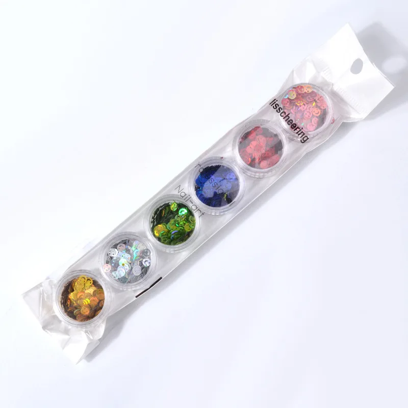 6Pcs/Set Smiling Face Sequins Colorful Nail Glitters Holographics Nail Powder Flake Nail Art Sequins For Nail Art Decorations
6Pcs/Set Smiling Face Sequins Colorful Nail Glitters Holographics Nail Powder Flake Nail Art Sequins For Nail Art Decorations