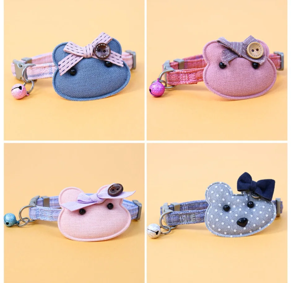 Dog collar cat bell Bib nylon lattice cartoon panda dog pet products traction rope dog collar multi-color optional
Dog collar cat bell Bib nylon lattice cartoon panda dog pet products traction rope dog collar multi-color optional