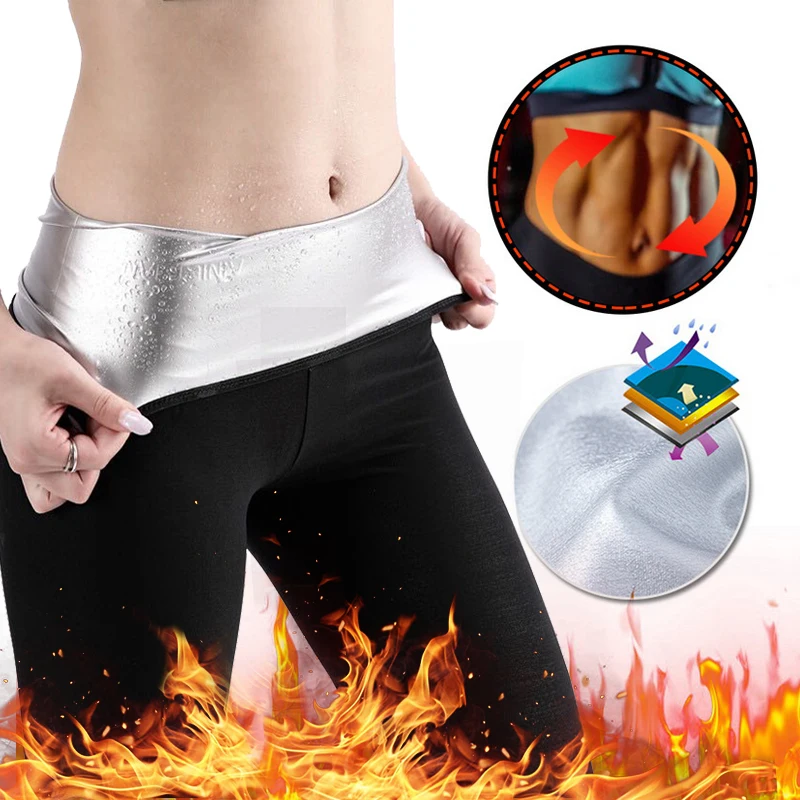 High waist women sauna yoga sweatpants Slimming body shapers sport leggings Fitness stretch lose weight trainer tights trousers
High waist women sauna yoga sweatpants Slimming body shapers sport leggings Fitness stretch lose weight trainer tights trousers
