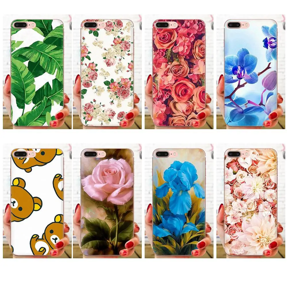 Чехол для телефона из ТПУ Xiaomi Mi3 Mi4 Mi4C Mi4i Mi5 Mi 5S 5X 6 6X 8 SE Pro Lite A1 Max Mix 2 Note 3 4 листья розы