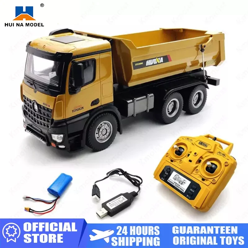 Huina 1582 Rc Car Large 1:14 10Ch Alloy Remote Control Dump Truck Caterpillar Transportation Cars Engineering Car Toys for Boys
Huina 1582 Rc Car Large 1:14 10Ch Alloy Remote Control Dump Truck Caterpillar Transportation Cars Engineering Car Toys for Boys
