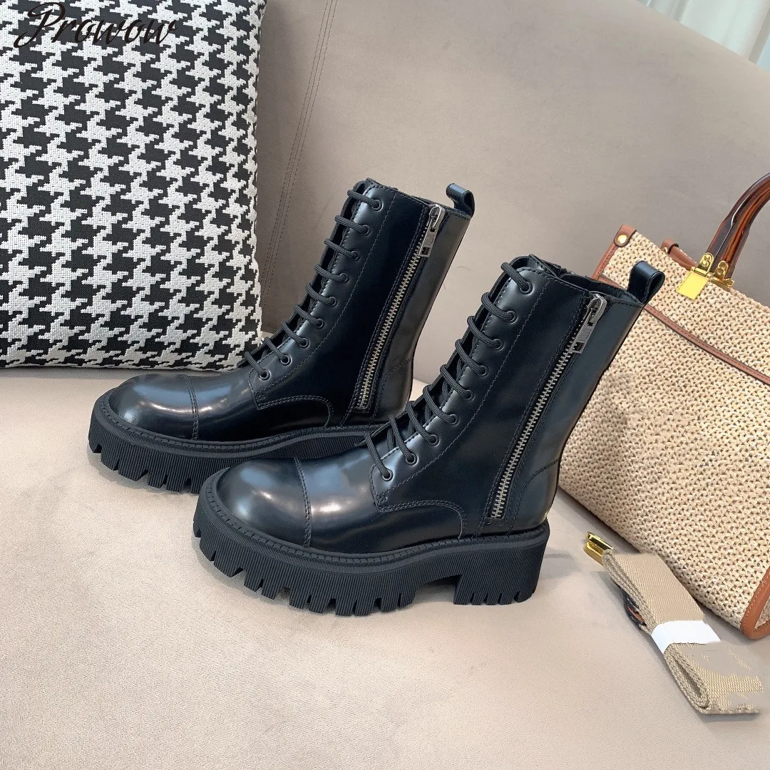 Prowow Women Biker Boots Black Platform Combat Ankle Boots For Ladies Lace Up Zipper Female Shoes Winter Martin Boots
Prowow Women Biker Boots Black Platform Combat Ankle Boots For Ladies Lace Up Zipper Female Shoes Winter Martin Boots