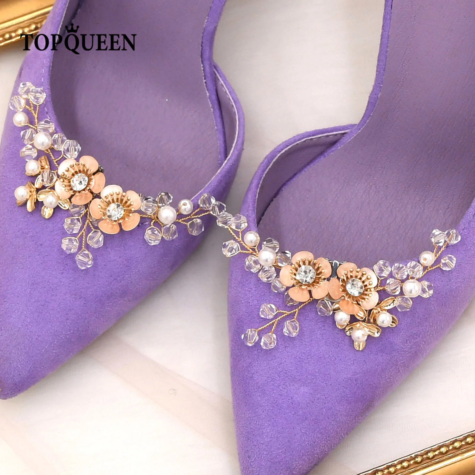 TOPQUEEN-X48 Fashion Shoes Buckle Clip-on High Heel Buckle Shoe Clips for Pumps Wedding Flower Wedding Diamante Buckle
TOPQUEEN-X48 Fashion Shoes Buckle Clip-on High Heel Buckle Shoe Clips for Pumps Wedding Flower Wedding Diamante Buckle