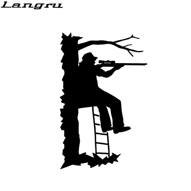 Langru 11 2*17 3 см Забавный отважный Охотник сидя на дереве кронштейн стрелок