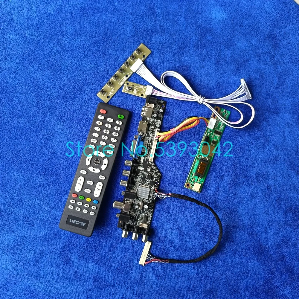 30 Pin LVDS 1CCFL USB VGA AV LCD Drive Board Kit 1680*1050 Fit B154SW01/N154Z1/N154Z3/QD15AL01/QD15AL02 Matrix Digital DVB
30 Pin LVDS 1CCFL USB VGA AV LCD Drive Board Kit 1680*1050 Fit B154SW01/N154Z1/N154Z3/QD15AL01/QD15AL02 Matrix Digital DVB