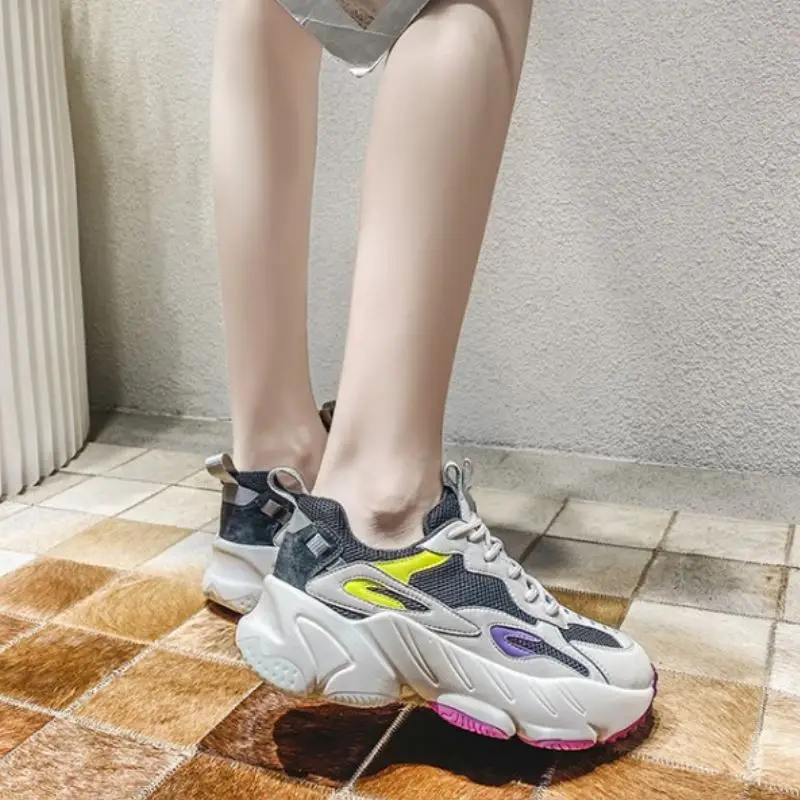 RIZABINA New Women Sneakers Real Leather Thick Bottom Chunky Style Women Shoes Fashion Cool Shoes Women Footwear Size 35-39
RIZABINA New Women Sneakers Real Leather Thick Bottom Chunky Style Women Shoes Fashion Cool Shoes Women Footwear Size 35-39