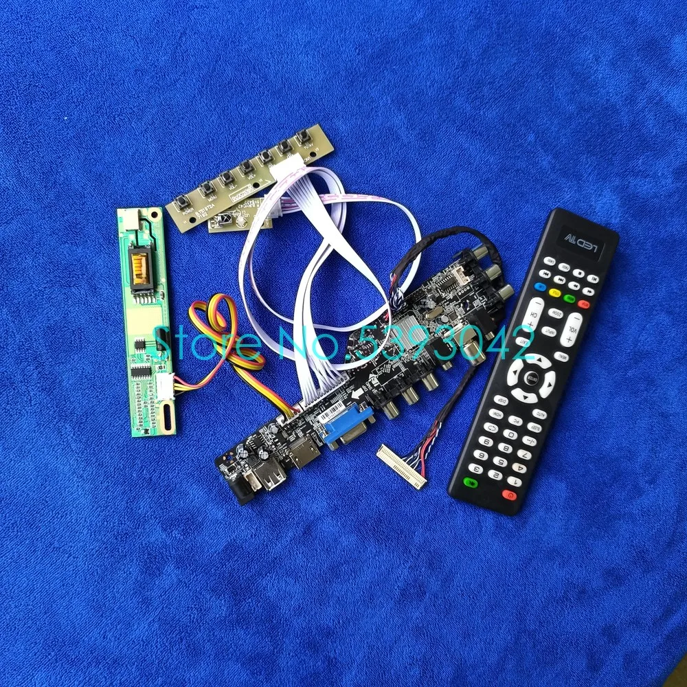 Fit LTN156AT01-H01/W01/S01/S02/S03/T01/V01 1366*768 AV USB Digital 3663 1CCFL DVB-C 30Pin LVDS Display Controller Board Kit
Fit LTN156AT01-H01/W01/S01/S02/S03/T01/V01 1366*768 AV USB Digital 3663 1CCFL DVB-C 30Pin LVDS Display Controller Board Kit