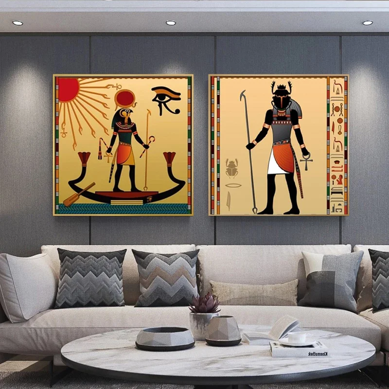 Ancient Egypt Wall Art Canvas Painting Scarab Egypt God Pictures Oil Painting Posters and Prints for Home Living Room Decoration
Ancient Egypt Wall Art Canvas Painting Scarab Egypt God Pictures Oil Painting Posters and Prints for Home Living Room Decoration