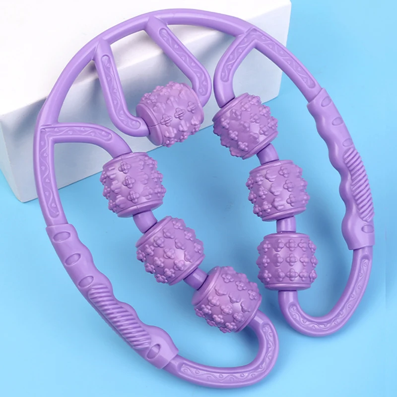 Ring Seven Wheel Leg Clamp Massager Roller Thin Size Leg Muscle Thin Waist Relax Clamp Face Roller Purple Gray Roller Massager
Ring Seven Wheel Leg Clamp Massager Roller Thin Size Leg Muscle Thin Waist Relax Clamp Face Roller Purple Gray Roller Massager