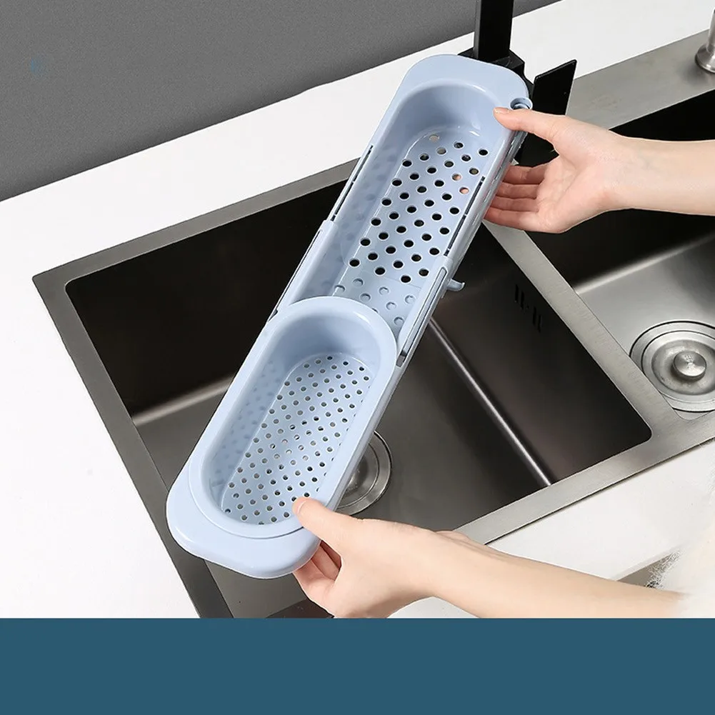 Telescopic Adjustable Telescopic Sink Rack Soap Sponge Holder Finisher Sink Drain Rack Storage Basket Kitchen Accessories
Telescopic Adjustable Telescopic Sink Rack Soap Sponge Holder Finisher Sink Drain Rack Storage Basket Kitchen Accessories