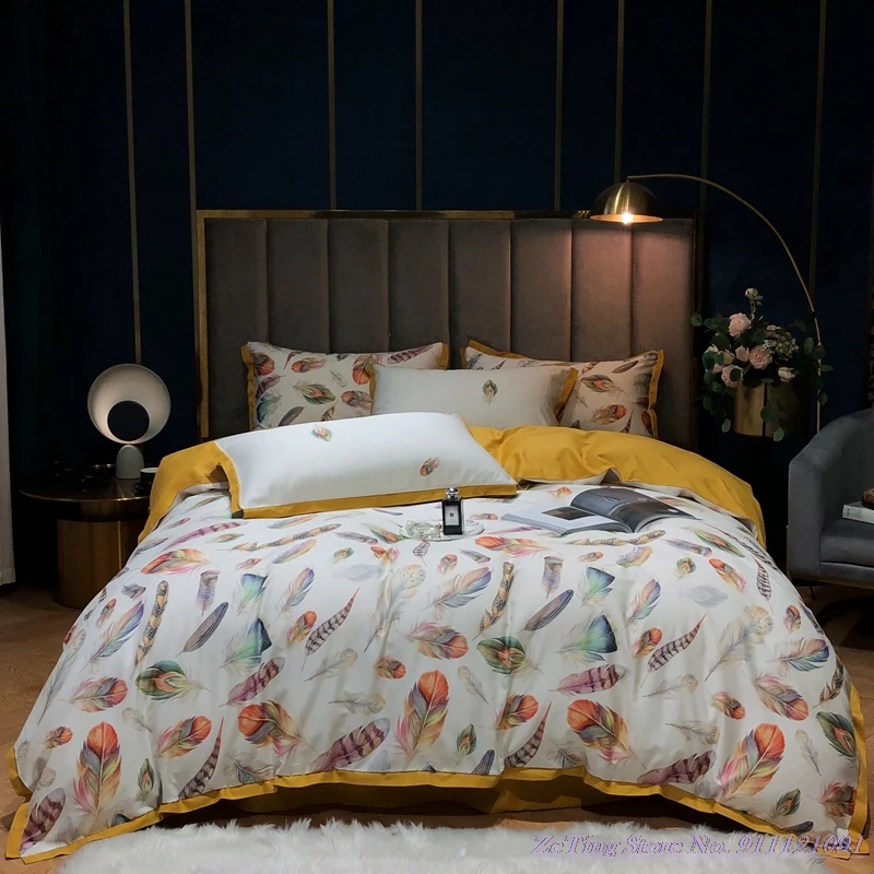 New American style double-strand long-staple cotton brushed 100TC cotton duvet cover pure cotton autumn winter warm bedding Set
New American style double-strand long-staple cotton brushed 100TC cotton duvet cover pure cotton autumn winter warm bedding Set