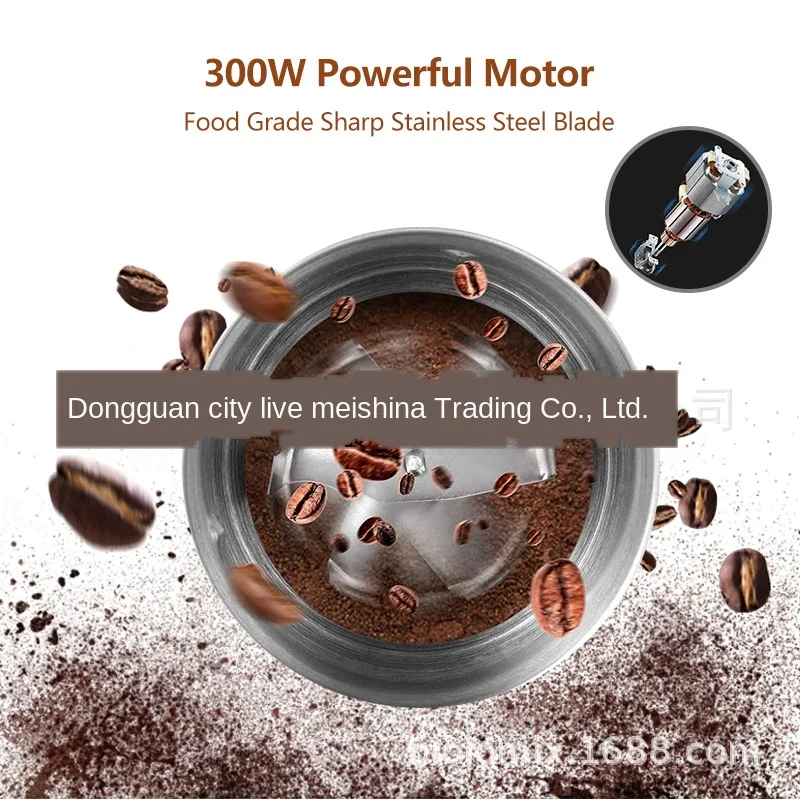2-in-1 Wet and Dry Double Cups 300W Electric Spices and Coffee Bean Grinder Stainless Steel Body and Miller Blades
2-in-1 Wet and Dry Double Cups 300W Electric Spices and Coffee Bean Grinder Stainless Steel Body and Miller Blades