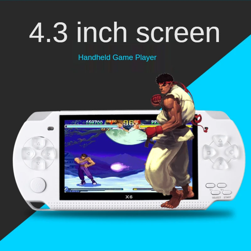 X6 Handheld Game Player 4.3 Inch LCD Display 15000 Classic Games MP4 MP5 Mini Pocket Portable Video Player
X6 Handheld Game Player 4.3 Inch LCD Display 15000 Classic Games MP4 MP5 Mini Pocket Portable Video Player