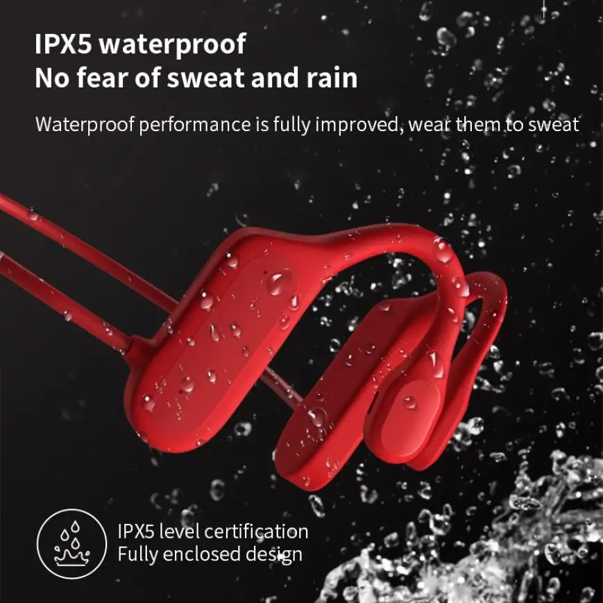 Bone Conduction Headphones Bluetooth 5.1 Ear Hook Sports Earphones Waterproof Wireless Running Headset Stereo Handsfree With Mic
Bone Conduction Headphones Bluetooth 5.1 Ear Hook Sports Earphones Waterproof Wireless Running Headset Stereo Handsfree With Mic