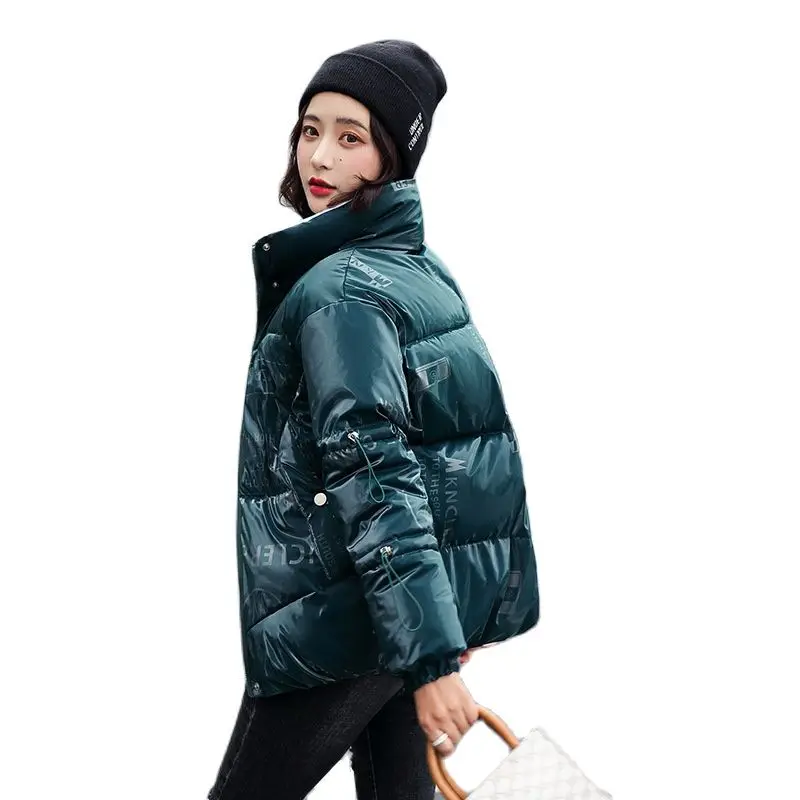Women Winter Short Stand Collar Letters Waterproof Bubble Coat Puffer Jacket Cotton Padded Parkas Warm Outwear Overcoat
Women Winter Short Stand Collar Letters Waterproof Bubble Coat Puffer Jacket Cotton Padded Parkas Warm Outwear Overcoat