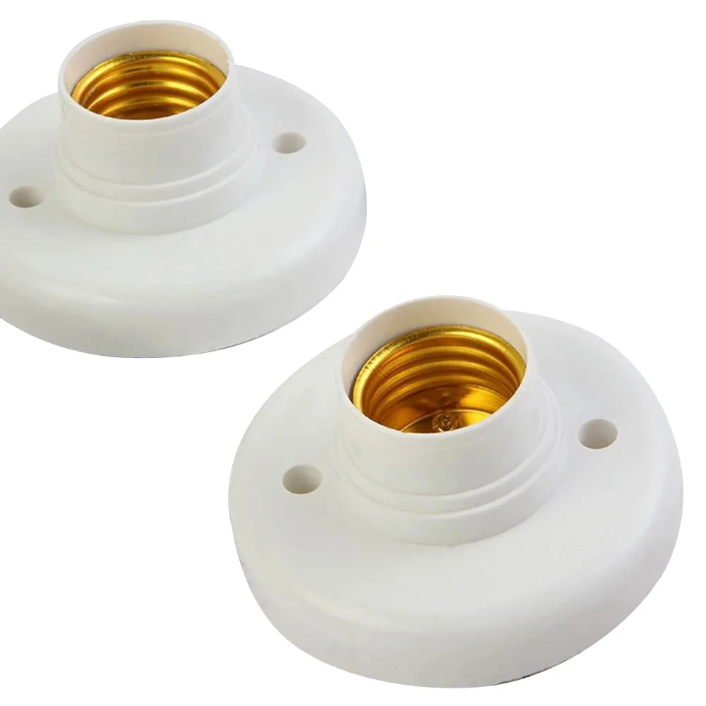 10x E27 Light Bulb Pendant Lamp Holder Screw Cap Socket Round Fixing Base 
10x E27 Light Bulb Pendant Lamp Holder Screw Cap Socket Round Fixing Base