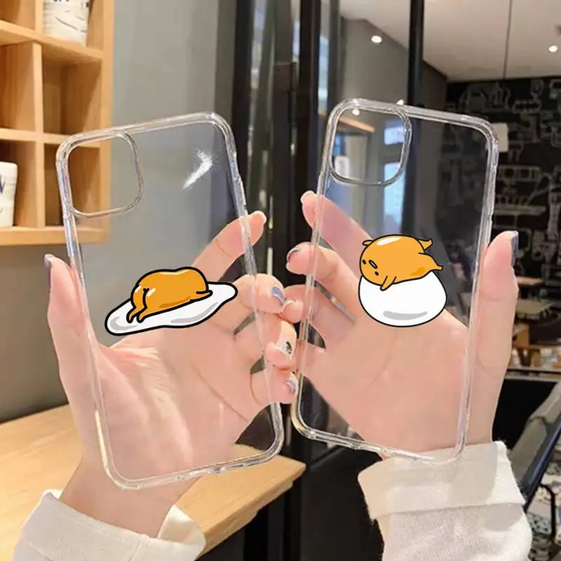 Cute G-Gudetamas L-Lazy Cartoon Egg Phone Case For iPhone 11 12 Mini 13 Pro XS Max X 8 7 6s Plus 5 SE XR Transparent Shell
Cute G-Gudetamas L-Lazy Cartoon Egg Phone Case For iPhone 11 12 Mini 13 Pro XS Max X 8 7 6s Plus 5 SE XR Transparent Shell