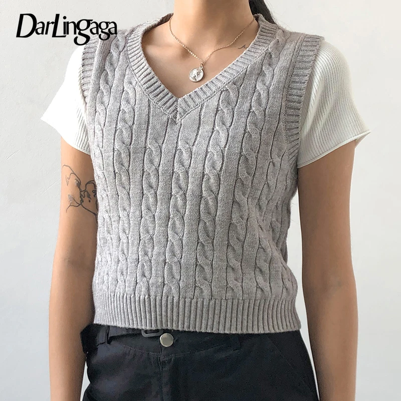 Укороченный свитер Darlingaga в стиле Харадзюку С V-образным вырезом, облегающий однотонный базовый осенний пуловер, топ в стиле «преппи» Y2K, вяза...
Укороченный свитер Darlingaga в стиле Харадзюку С V-образным вырезом, облегающий однотонный базовый осенний пуловер, топ в стиле «преппи» Y2K, вяза...