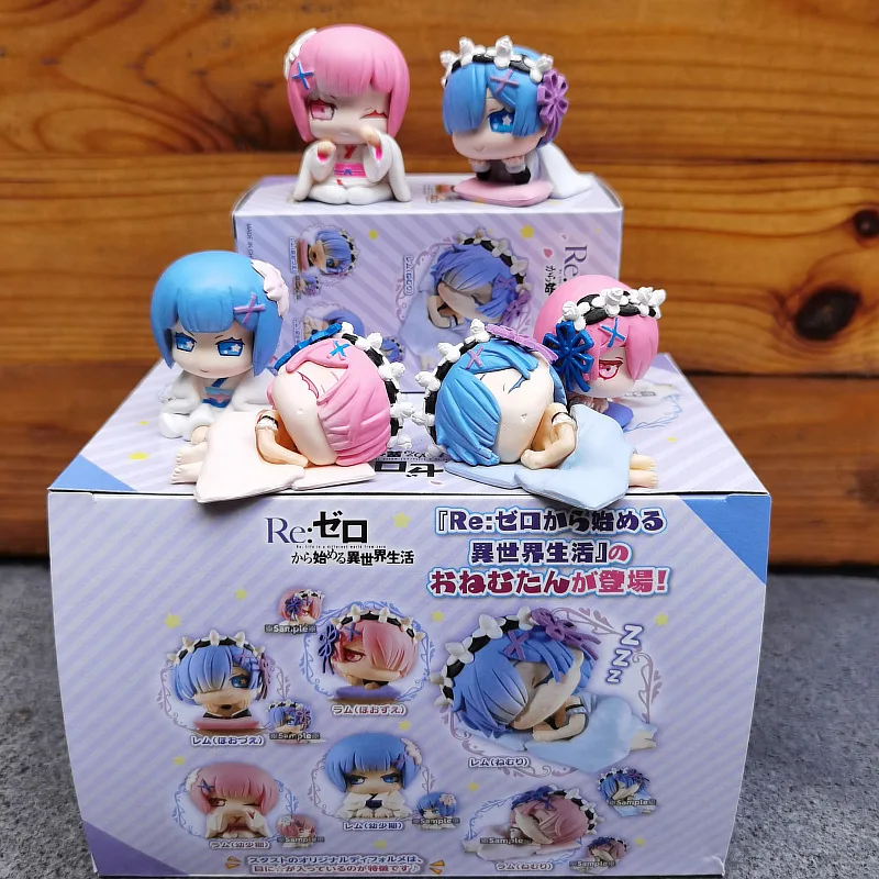 5cm Japanese anime figure model Q version RemRam 6 pcs sets of sleeping postures from zero to life in a different world anime
5cm Japanese anime figure model Q version RemRam 6 pcs sets of sleeping postures from zero to life in a different world anime
