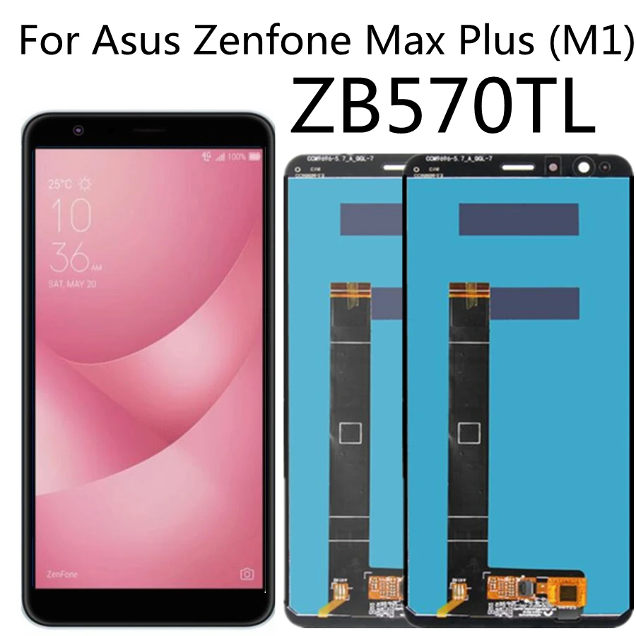 

5.7" ZB570TL LCD For ASUS ZenFone Max Plus M1 X018DC X018D ZB570TL LCD Display Touch Screen Digitizer Sensor Glass