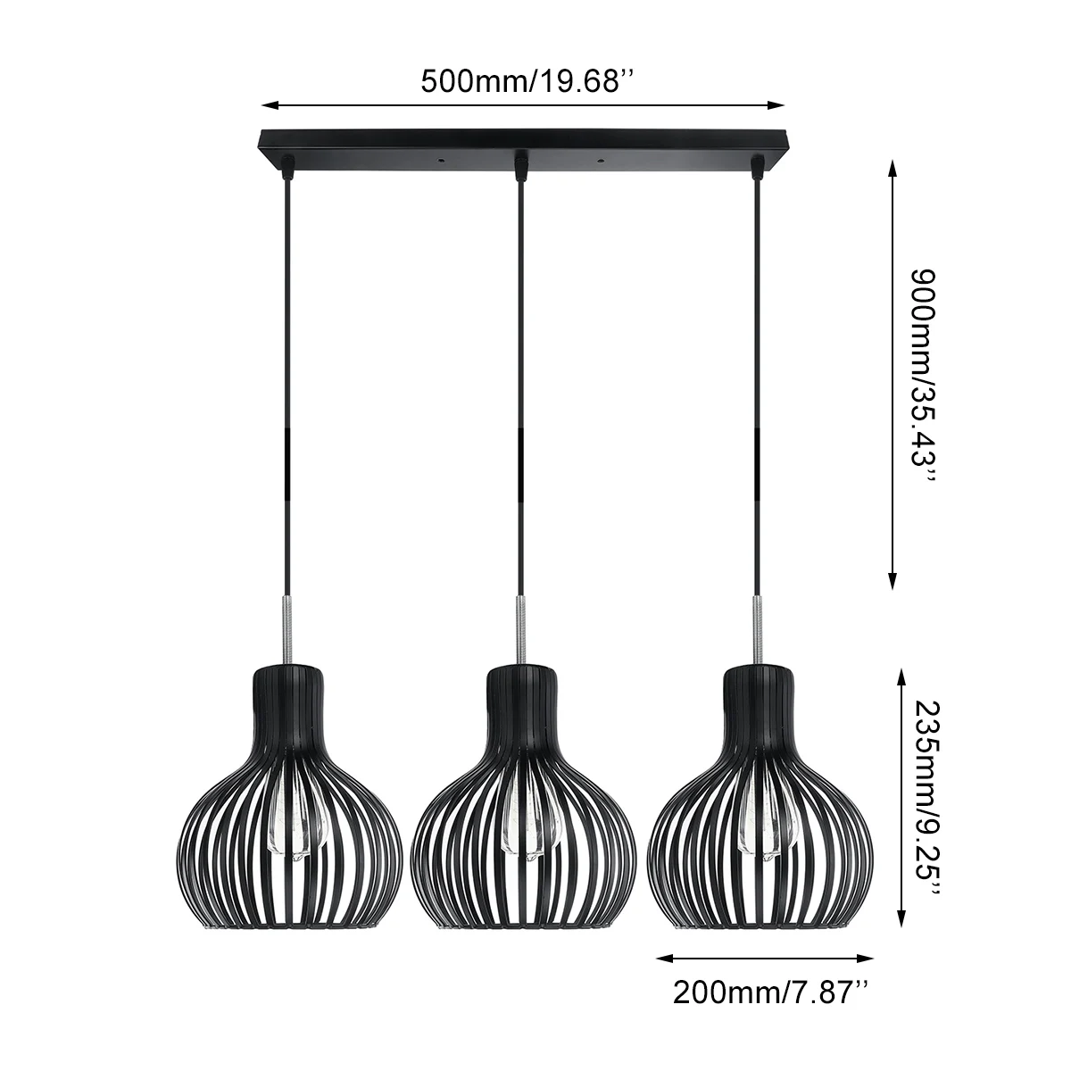 E27 LED Hanging Pendant Light Ceiling Lamp Shade Fixture Vintage Iron Modern Chandelier Decor DIY Decorative Cage Shape Frame
E27 LED Hanging Pendant Light Ceiling Lamp Shade Fixture Vintage Iron Modern Chandelier Decor DIY Decorative Cage Shape Frame