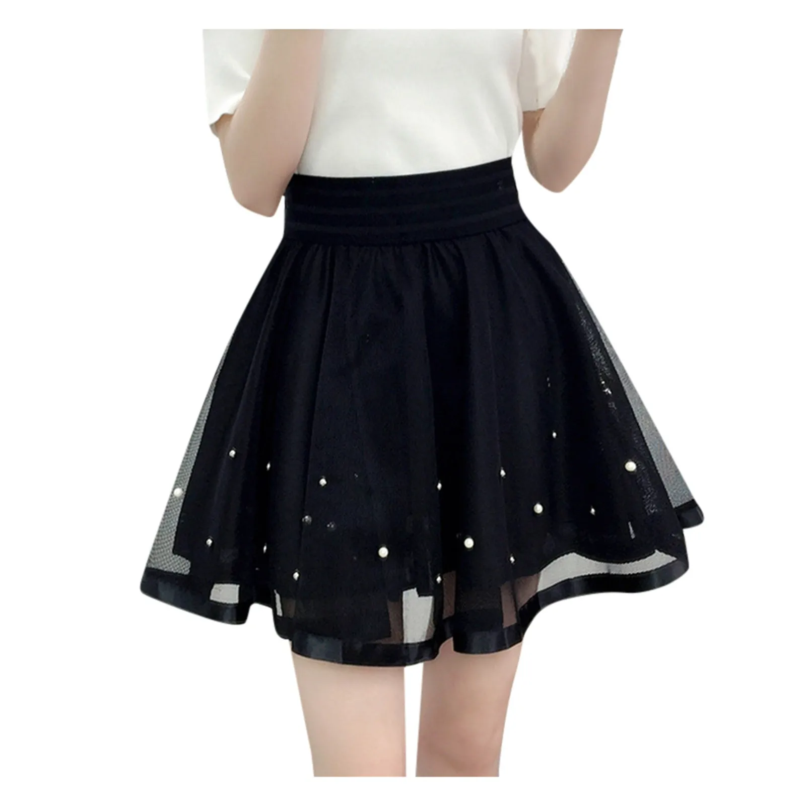 2021 NEW Casual Lace Skirt Jupe Versatile Stretchy A-line Flared Woman Skirts Harajuku Mujer Faldas Mujer
2021 NEW Casual Lace Skirt Jupe Versatile Stretchy A-line Flared Woman Skirts Harajuku Mujer Faldas Mujer