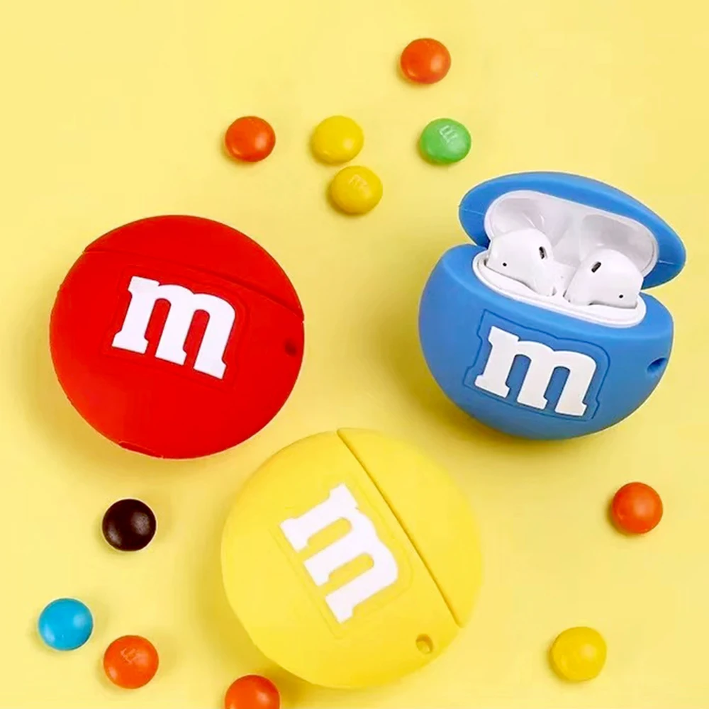 3D cute MM coffee chocolate beans + ring wireless Bluetooth Headset Silicone Case For Airpods Earphne case Shockproof soft Cases
3D cute MM coffee chocolate beans + ring wireless Bluetooth Headset Silicone Case For Airpods Earphne case Shockproof soft Cases