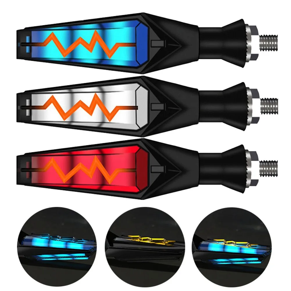 1 Pair Motorcycle Electric Car Turn Signals Lights ECG Flowing Double-Sided LED Directional Flasher Motorbike Refit Lamps Access
1 Pair Motorcycle Electric Car Turn Signals Lights ECG Flowing Double-Sided LED Directional Flasher Motorbike Refit Lamps Access