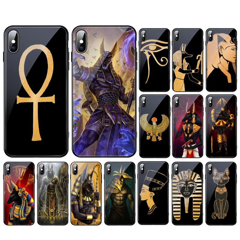 Artistic Egypt Nefertiti Anubis Ankh Pharaoh Glass Phone Case for iphone 14 13 12 11 Pro Max XS XR X 8 7 Plus SE2 Case
Artistic Egypt Nefertiti Anubis Ankh Pharaoh Glass Phone Case for iphone 14 13 12 11 Pro Max XS XR X 8 7 Plus SE2 Case