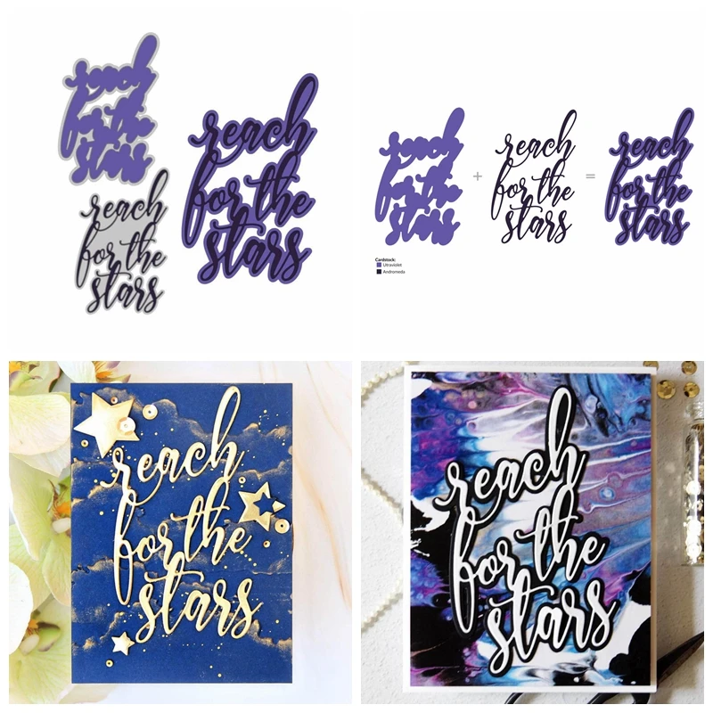 Words Metal Cutting Dies Reach for The Stars Letters Embossing Scrapbooking Stencil Craft Cut Dies for Diy Card Handmade
Words Metal Cutting Dies Reach for The Stars Letters Embossing Scrapbooking Stencil Craft Cut Dies for Diy Card Handmade